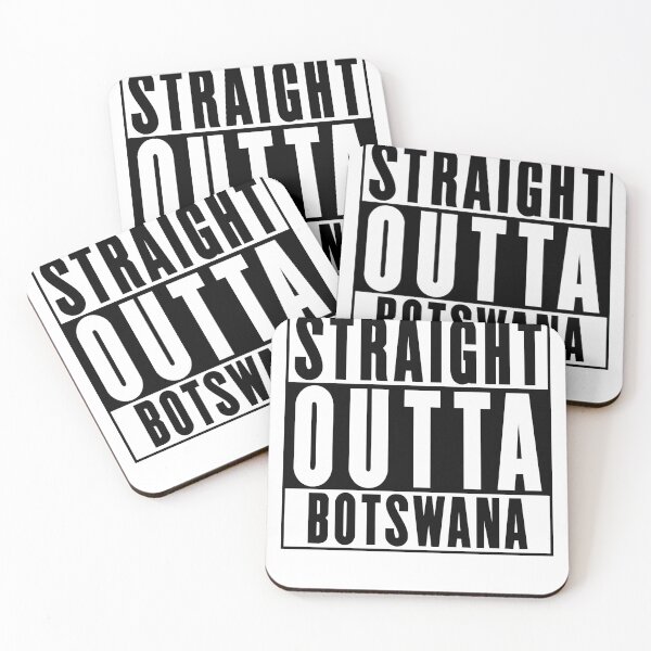 Item preview, Straight Outta Botswana designed and sold by RandomStuffShop.
