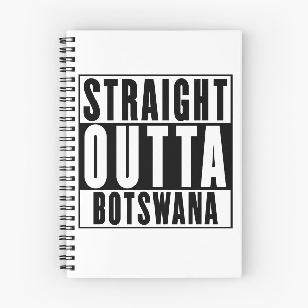 Item preview, Straight Outta Botswana designed and sold by RandomStuffShop.