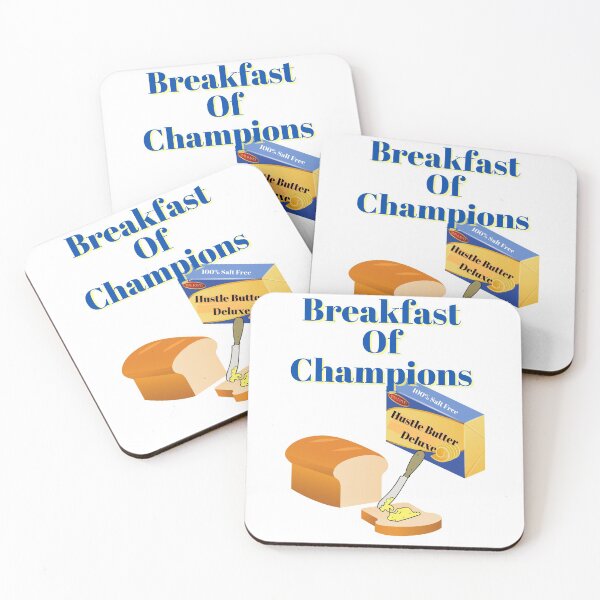 Item preview, HUSTLE The Breakfast Of Champions designed and sold by Fabuluss4Life.