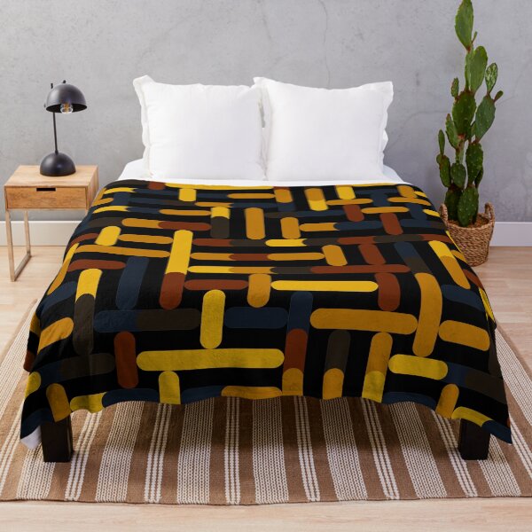 Item preview, Thick Yellow, Brown Chaotic Lines designed and sold by beocca.