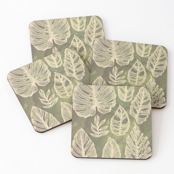 Item preview, Monstera Genus - White Leaves on Green - Deliciosa, Adansonii, Dubia, Obliqua, Siltepecana, Pinnatipartita, Subpinnata designed and sold by KateAlice1994.