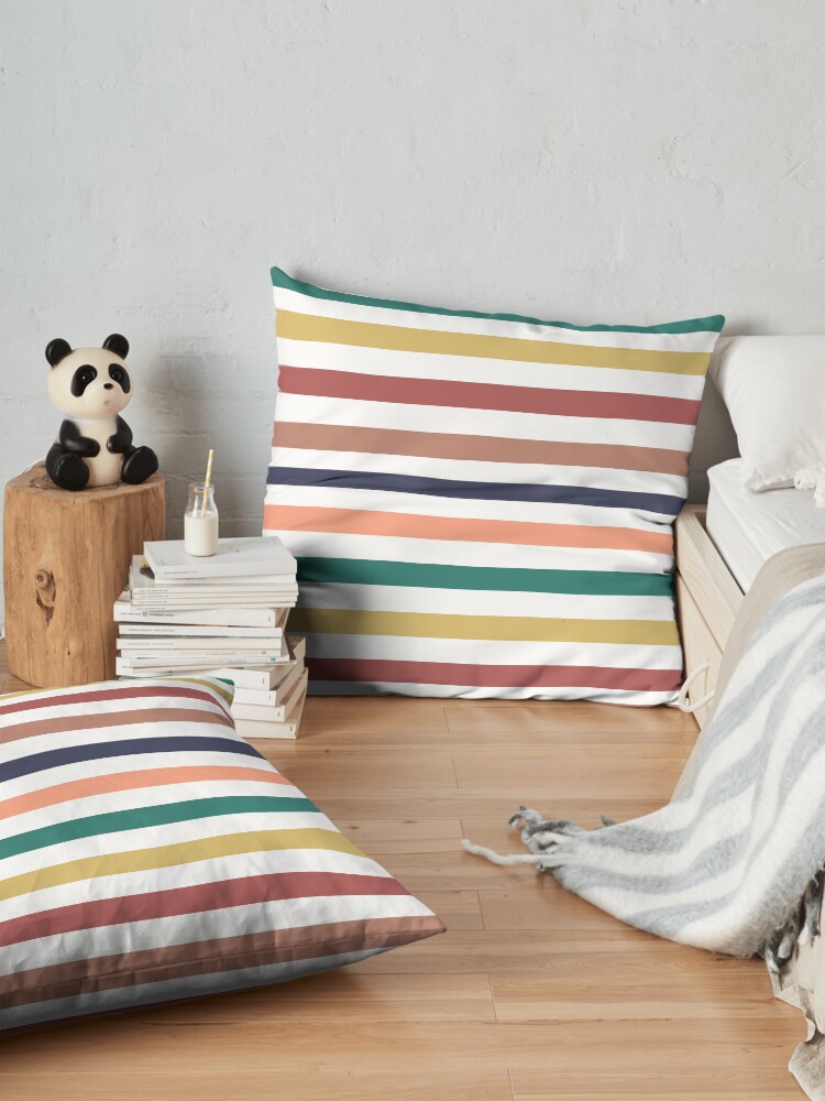 Alternate view of Lit Lines Floor Pillow