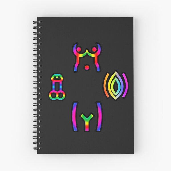 Item preview,  Rainbow Abstract Sex Symbols - no border designed and sold by KATKattalestv.