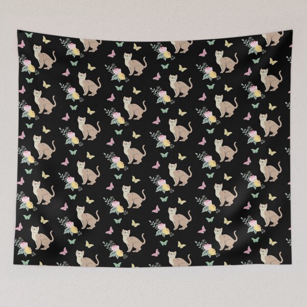 Item preview, Why are you looking at my cat  - Butterfly set designed and sold by BohoMoon.