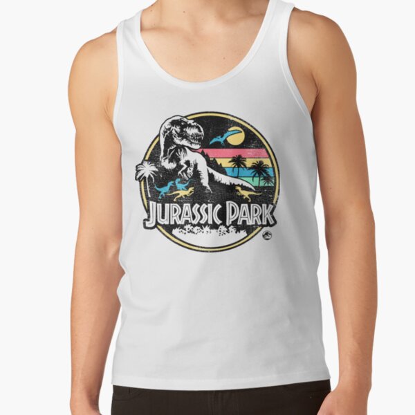 Artikel-Vorschau von Jurassic Park Retro Distressed Portrait, designt und verkauft von FifthSun.