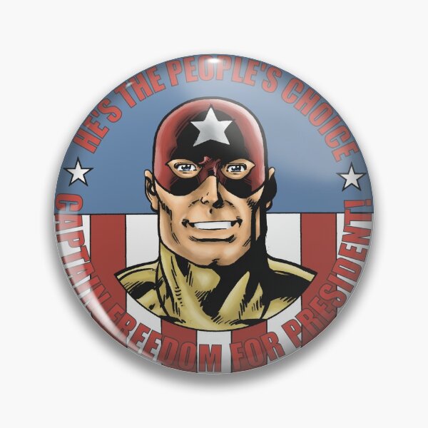 Item preview, Captain Freedom For President designed and sold by TemporalComics.