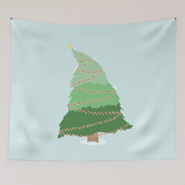 Item preview, Holiday Tree With Lights designed and sold by Bee and Rose Doodles.