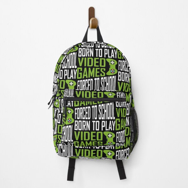 Item preview, Born To Play Video Games Forced To School designed and sold by YAHIA-14.