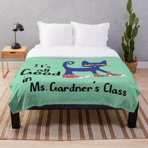Pete The Cat It's All Good Throw Blanket