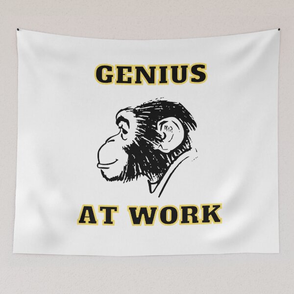 Item preview, Genius At Work designed and sold by Virtual-POD.