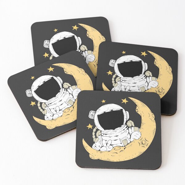 Item preview, Spaceman on moon, saying hello designed and sold by notasimp.