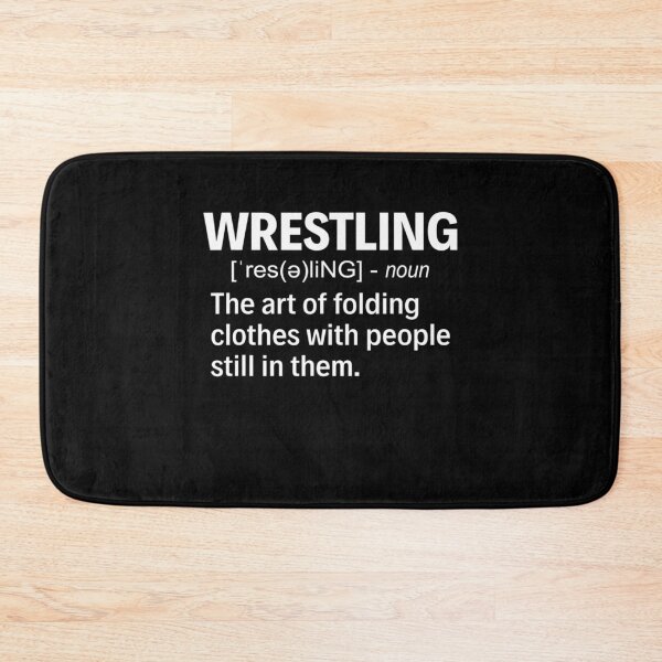 Item preview, Wrestling Definition the art of folding clothes with people in them designed and sold by MelendezFoster.