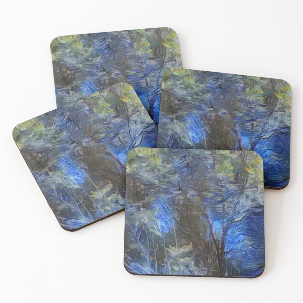 Item preview, Vincent's Forest - in the style of Van Gogh designed and sold by ittybittyowl.