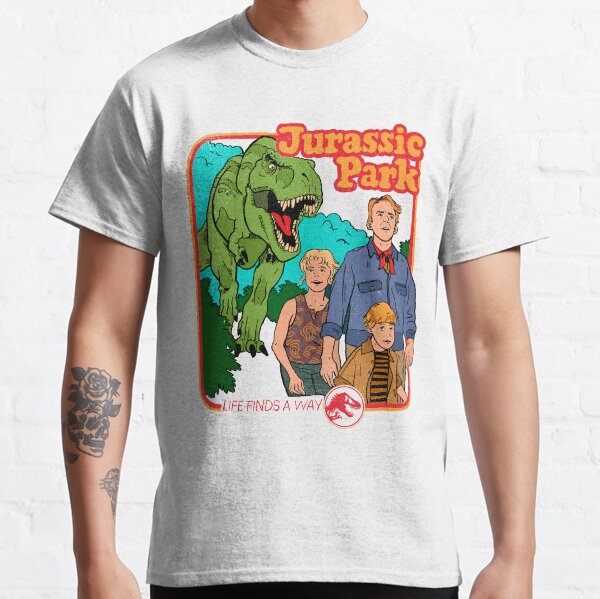 Jurassic Park Life Finds A Way Sketch Poster Classic T-Shirt