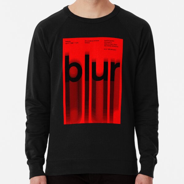 Blur Gig Poster Lightweight Sweatshirt