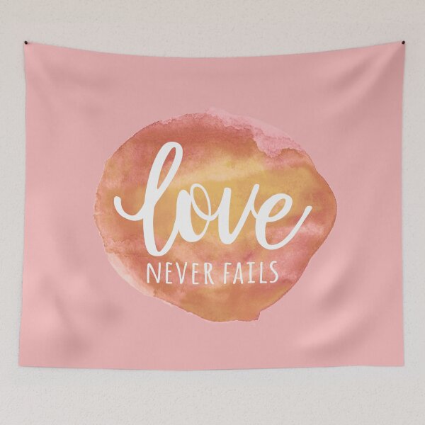 Item preview, Watercolor Love Never Fails - Rose designed and sold by amazingjoy.