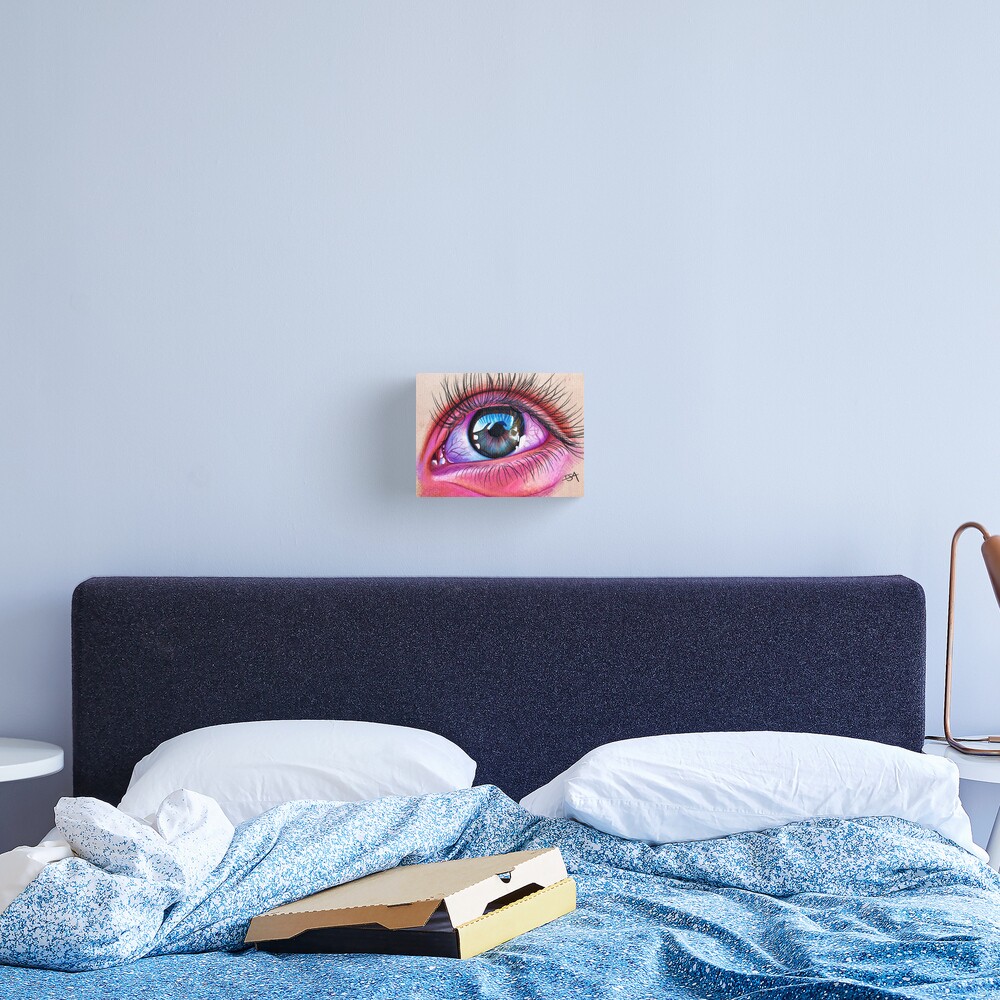 Pink reflecting eye Art Print for Sale by Isabella Obradovich