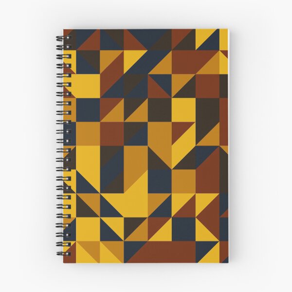 Item preview, Yellow and Brown Tiles and Triangles designed and sold by beocca.