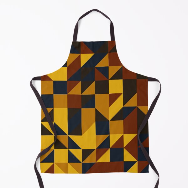 Item preview, Yellow and Brown Tiles and Triangles designed and sold by beocca.