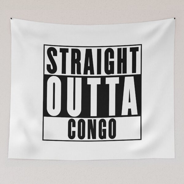 Item preview, Straight Outta Congo designed and sold by RandomStuffShop.