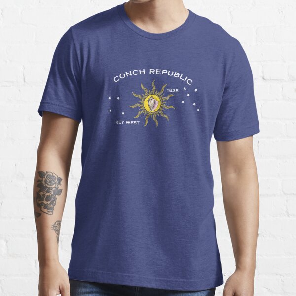 "The Conch Republic! Very Cool Official Key West Florida Flag" Tshirt