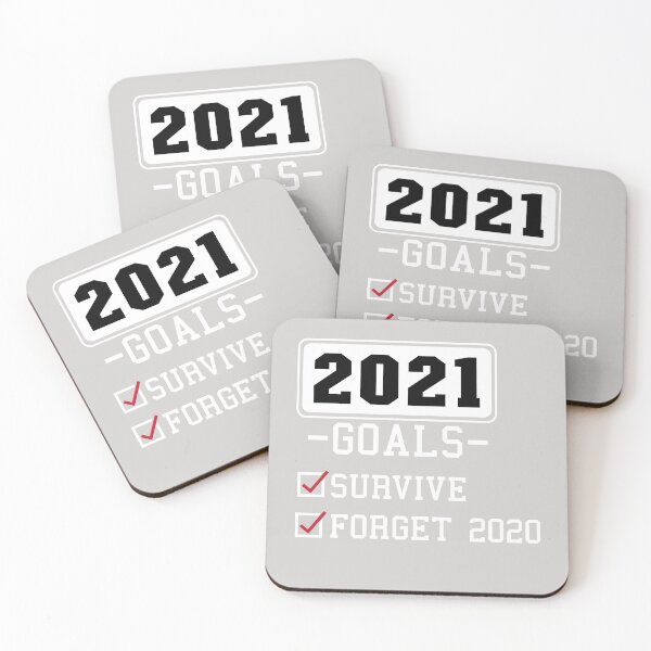 Item preview, 2021 Goals New Years Check List Resolution Goodbye 2020 designed and sold by GINIART.