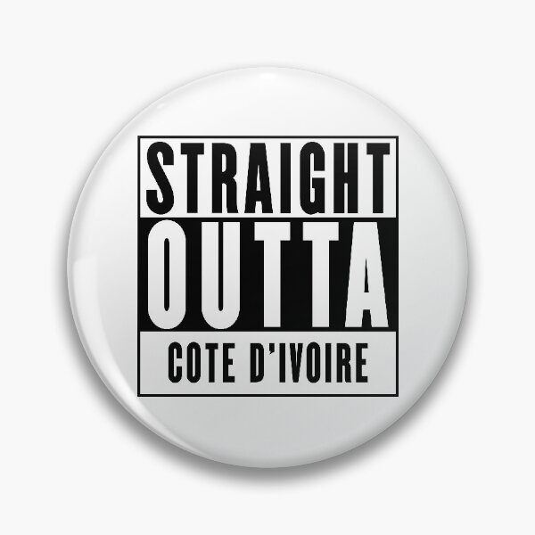 Item preview, Straight Outta Cote d'Ivoire designed and sold by RandomStuffShop.
