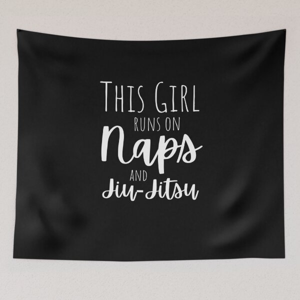 Item preview, This Girl Runs on Naps and Jiu-Jitsu designed and sold by AlexArtwork.