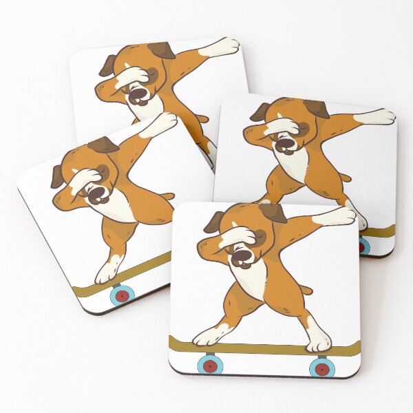 Item preview, Dabbing dog skateboard designed and sold by teemey.