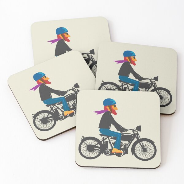 Item preview, VIntage biker and retro motorcycle  designed and sold by studio838.