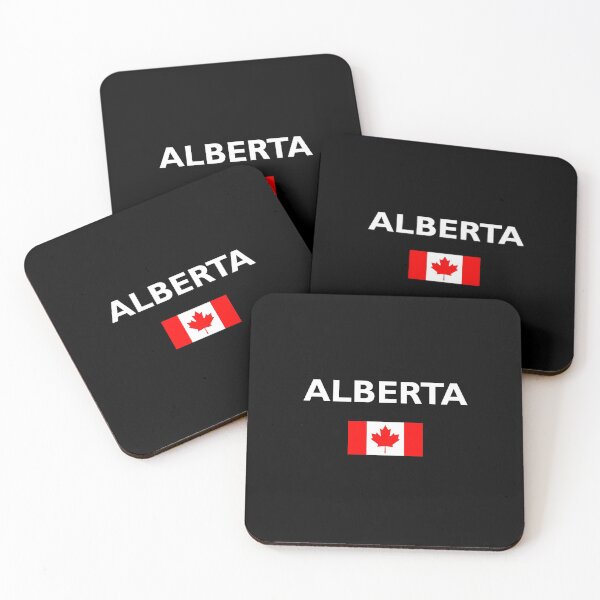Item preview, Alberta Canada Canadian Flag Dark Color designed and sold by TinyStarCanada.