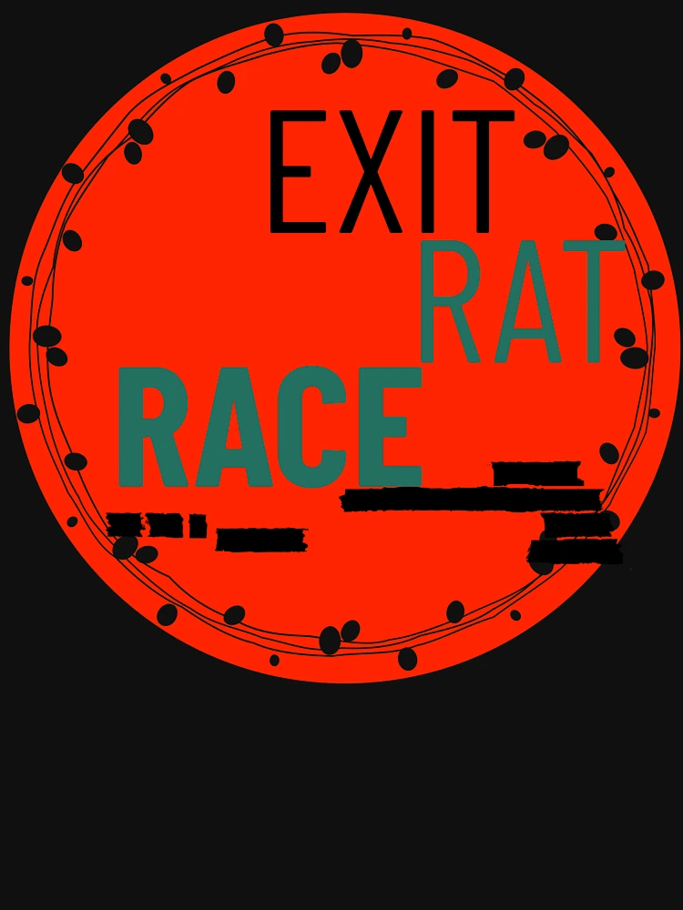 Thumbnail 6 of 6, Zipped Hoodie, EXIT RAT RACE designed and sold by bb-tees-by-mlee.