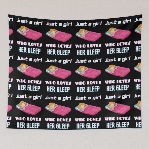 Item preview, Just A Girl Who Loves Her Sleep Gifts for Girls designed and sold by Aesthynova.