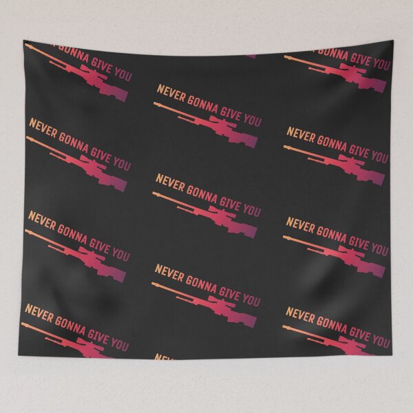 Item preview, Never gonna give you AWP designed and sold by PH-Design.