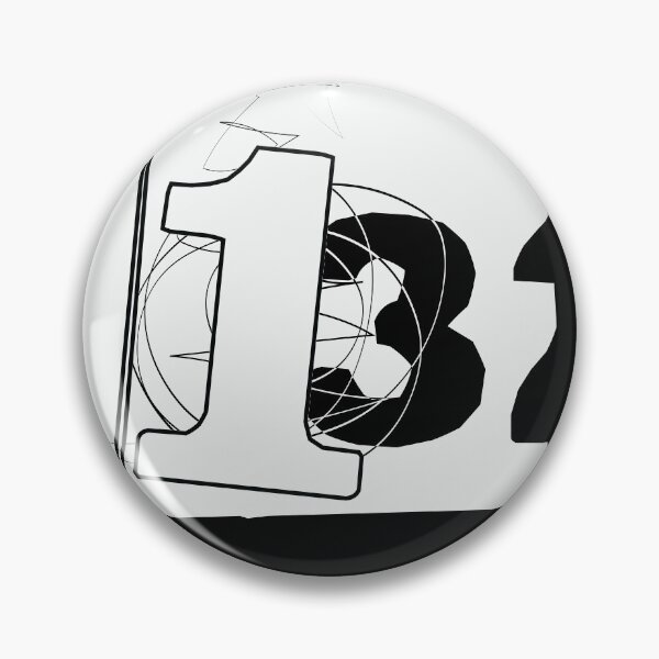 Item preview, Bold Graphic Number 13 designed and sold by Sima Sirus.