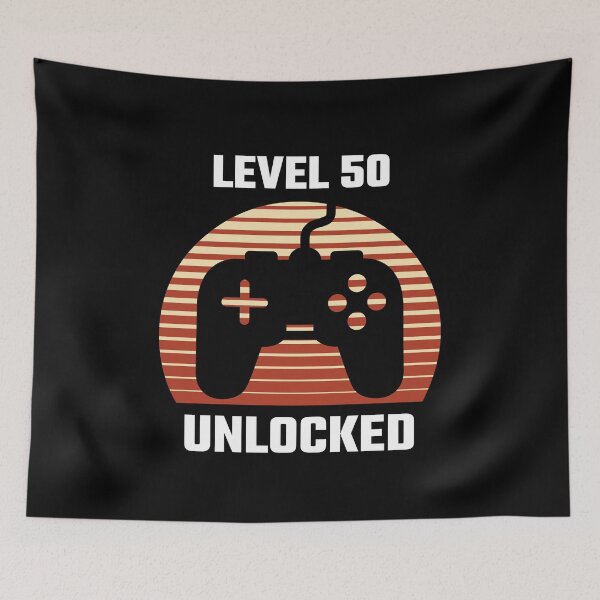 Item preview, Level 50 Unlocked 50th Birthday designed and sold by ShadyGendy.