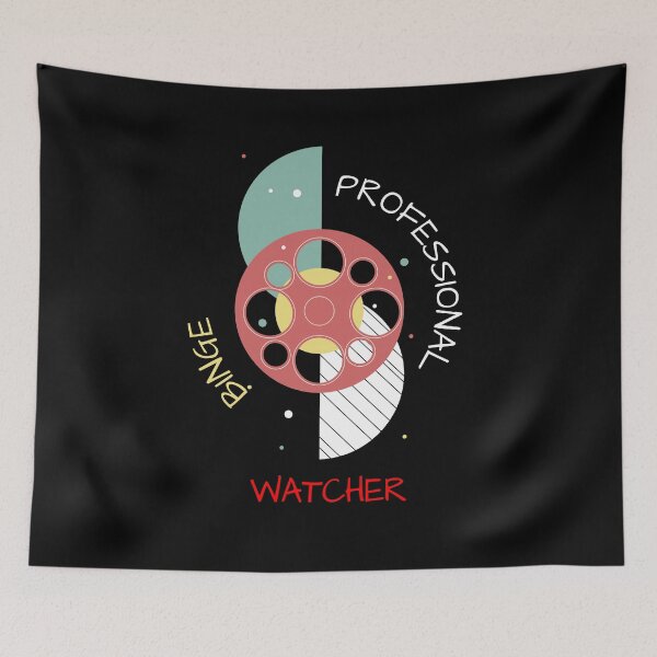 Item preview, Professional Binge Watcher designed and sold by sketchypages.