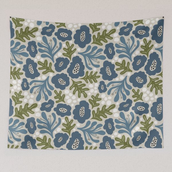 Item preview, Winter florals designed and sold by Trine Tollefsen.