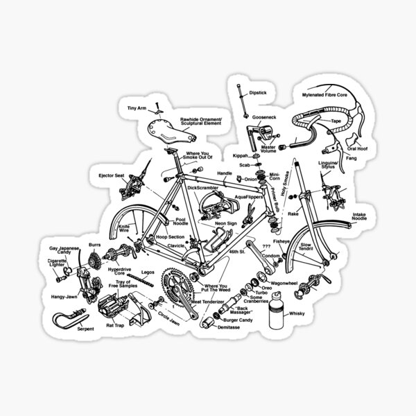 Cycling Tourism Cyclocross Sticker