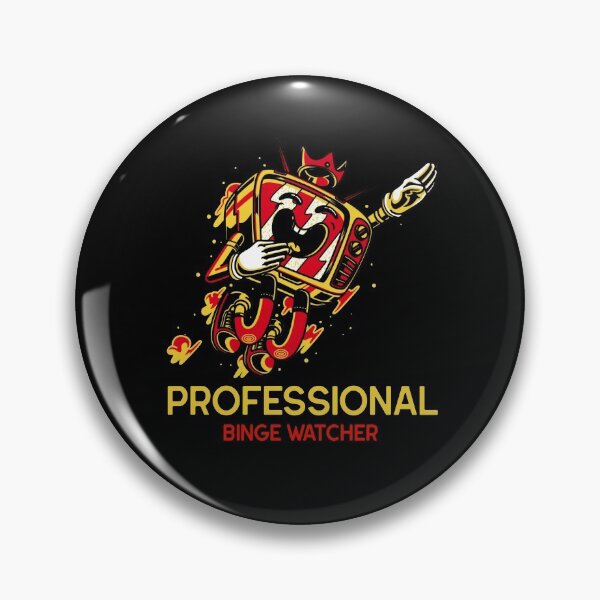 Item preview, Professional Binge Watcher designed and sold by sketchypages.