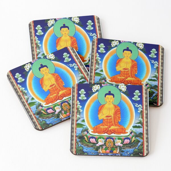 Item preview, Tibetan Thangka Prabhutaratna Buddha  designed and sold by RBEnt.