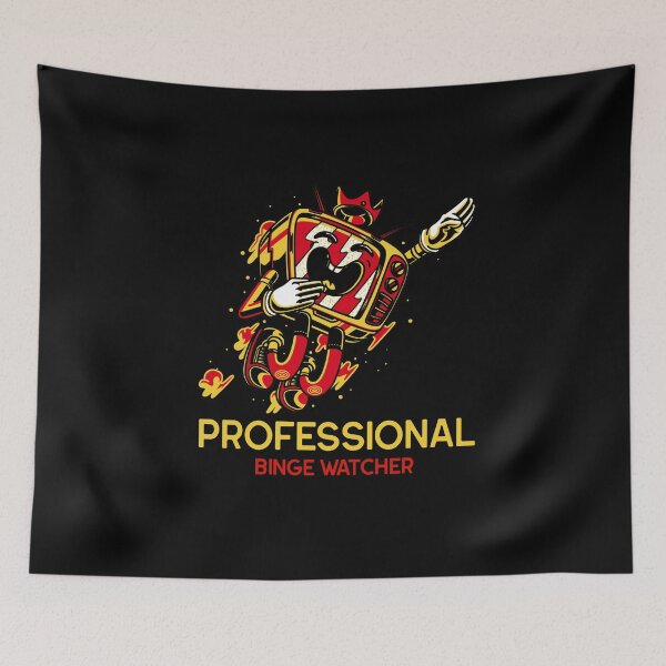 Item preview, Professional Binge Watcher designed and sold by sketchypages.