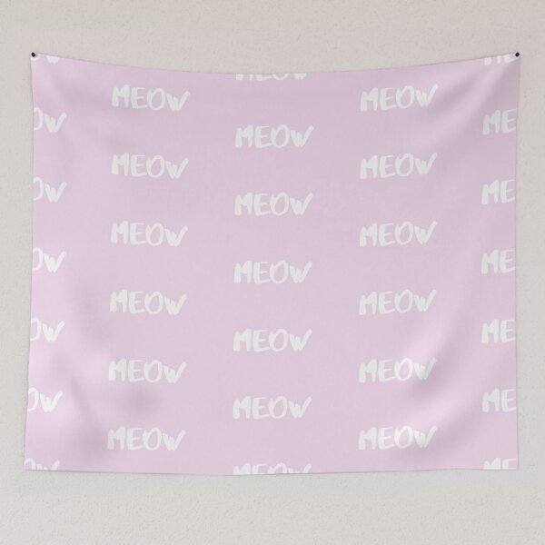 Item preview, Meow pink designed and sold by girlschance.