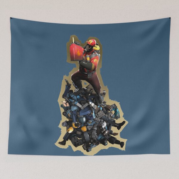 Item preview, The Gas Praiser | (BLU Background - No Text Ver.) designed and sold by UrsusRenegade.
