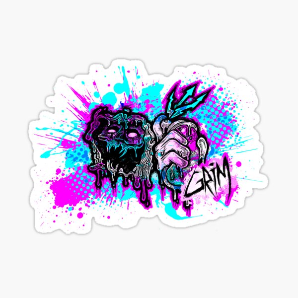 GRIM - Illustration 2020 Sticker