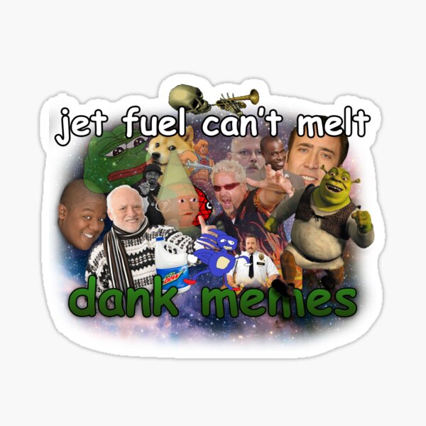 DANK MEMES M8 Sticker