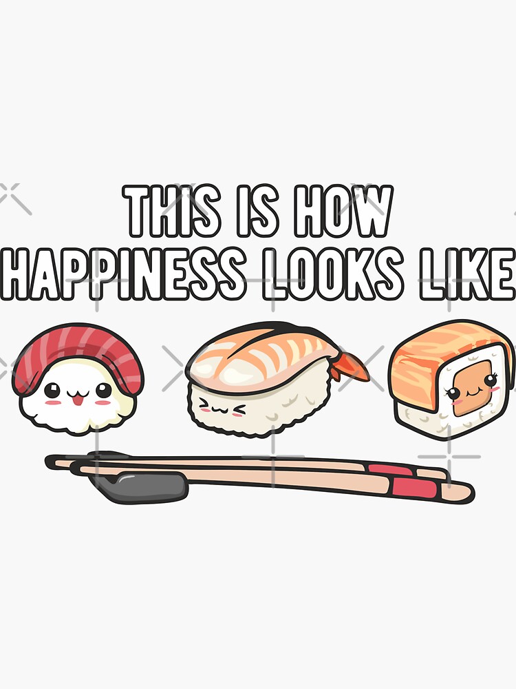 I Love Sushi Gifts For Sushi Lovers Sticker