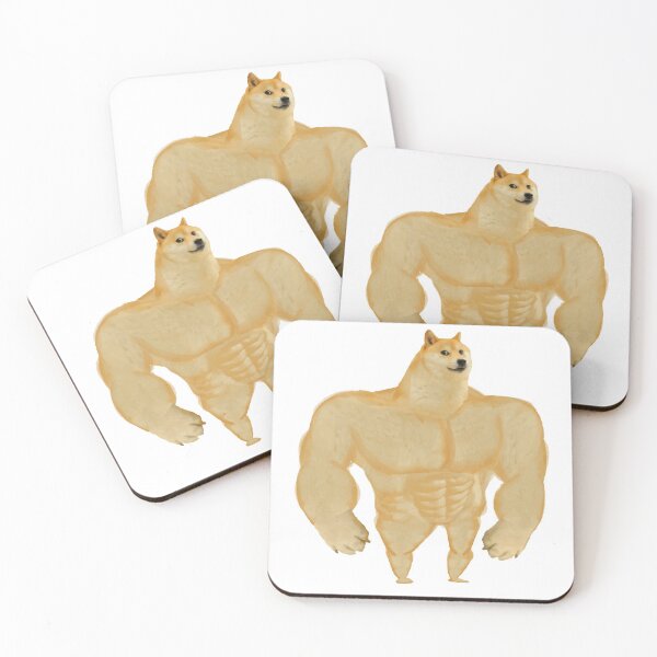 Item preview, Buff Doge meme designed and sold by FulllHDeni.