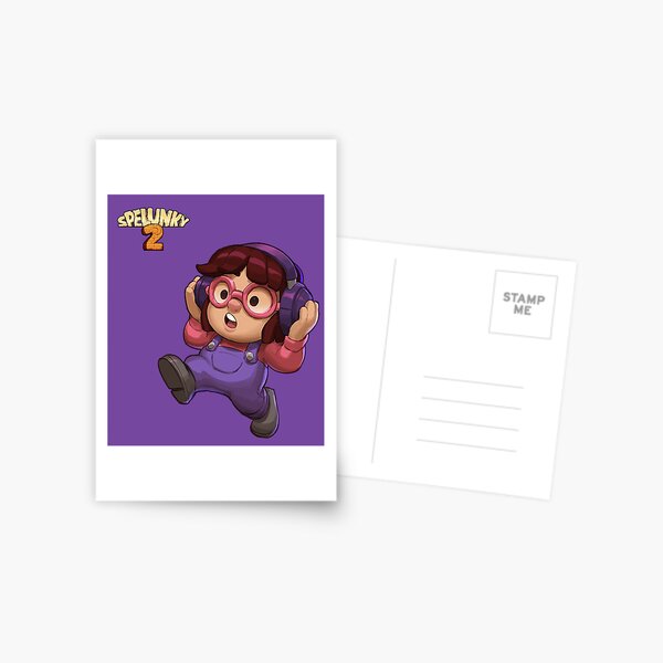 Spelunky 2 Player Characters Pattern Greeting Card for Sale by