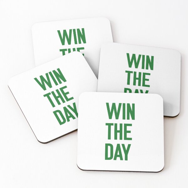 Item preview, Win The Day Motivational Message designed and sold by KeatonPotatoes.